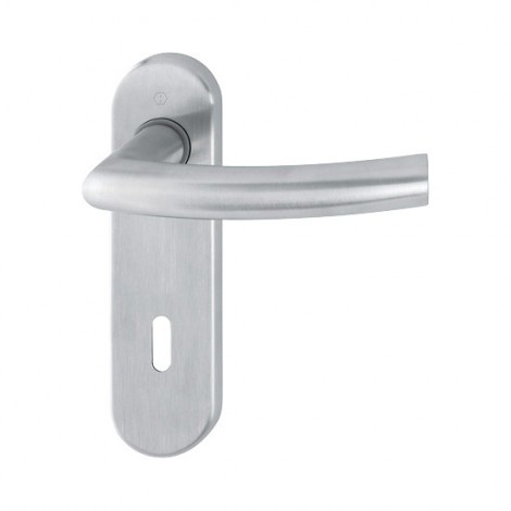 HOPPE Trondheim Kurzschild-Garnitur E1430Z/353K - Ovalbart