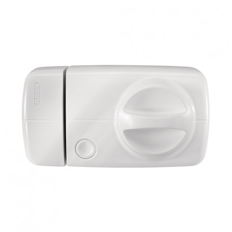 ABUS Secvest Funk-Türzusatzschloss mit Drehknauf – 7010 E weiß