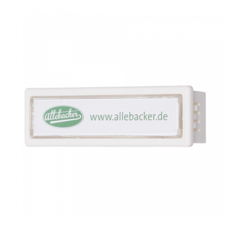 Allebacker Namensschild