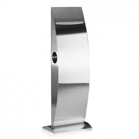 HEIBI Edelstahl-Briefkasten La Ola - freistehende Säule 