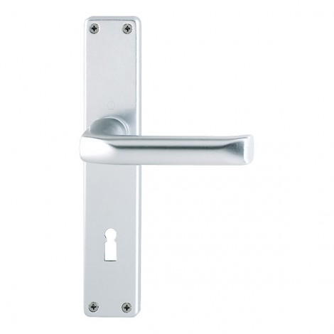 HOPPE London Langschild-Garnitur 113/202SP - F1 Aluminium Natur - BB
