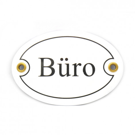 Münder-Email Türschild - Büro