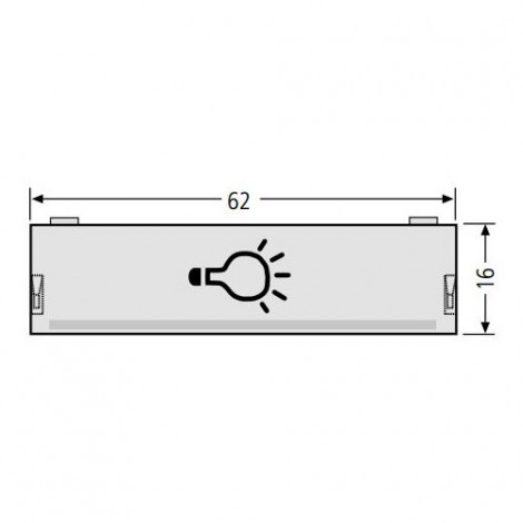 RENZ Lichttasterabdeckung für Tastenmodule