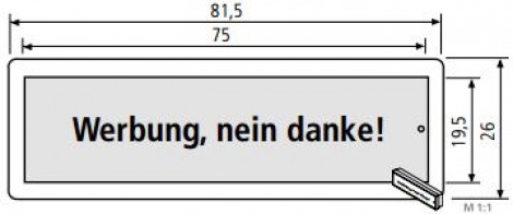 RENZ RSA2 Namensschild