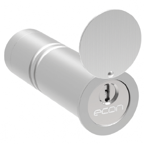 econ Rohrtresor klein mit Schutzklappe und Kernziehschutz