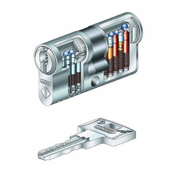 ABUS Profilzylinder 'TI12ST 35/45' 35/45 Mm | Baumarkt