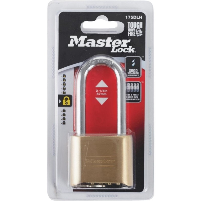 Master Lock Zahlenschloss 175LH Vorhangschlösser Schlösser