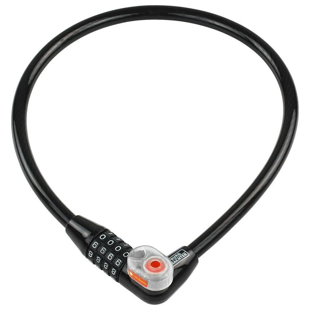 Burg-Wächter Seilschloss 80cm - Mit Reflektorstreifen Für Fahrräder