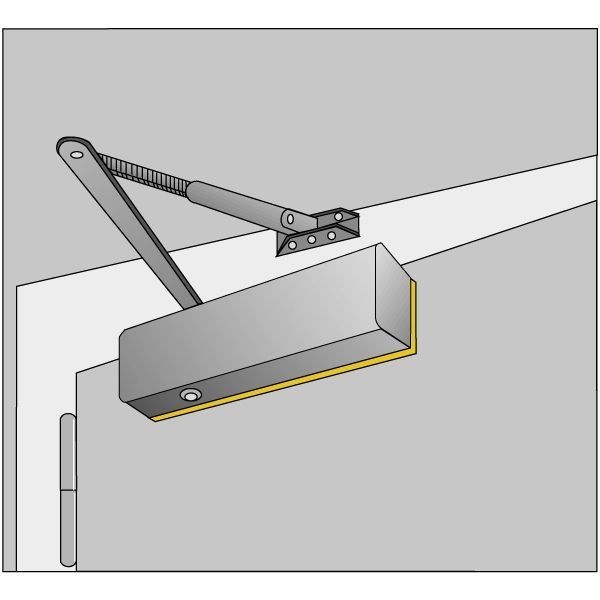 Abus Din Montageplatte Fur Abus Turschliesser 8103 Turschliesser Turtechnik Sicherheitstechnik Shop