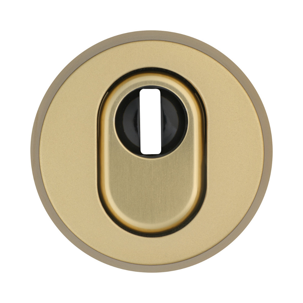 ABUS Tür-Schutzrosette RS306 - Neusilber Für Metalltüren