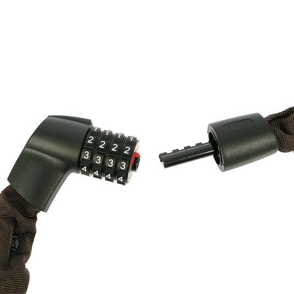 ABUS Kettenschloss Tresor 6807C – Zahlenschloss Mit 7 Mm Kette, 110 Cm Lang & Sicherheitslevel 7 Für Fahrräder