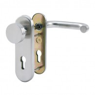 HOPPE Paris Feuerschutzbeschlag ohne Zylinder-Abdeckung