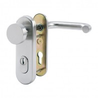 HOPPE Paris Feuerschutzbeschlag mit Zylinder-Abdeckung