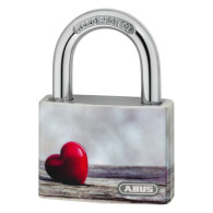 ABUS Vorhangschloss MyLove T65AL/40 - Herz und Strand