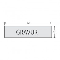 RENZ Kunststoff-Namenschildeinlage für Tastenmodule