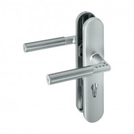 ASSA ABLOY digitaler Türbeschlag Code Handle Langschild-DIN links