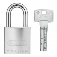 ABUS 86TI/45 Vorhangschloss mit ABUS Bravus 3000 Halbzylinder