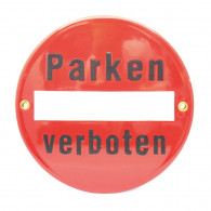 Münder-Email Schild - "Parken verboten"
