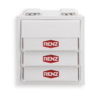 RENZ Tastenmodul mit 3 Klingeltaster