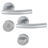 HOPPE Alta Rosetten-Garnitur E1433Z/17KV/17KVS-WC-Bad/WC