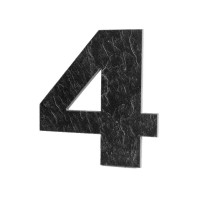 Hausnummer Lily aus Schiefer-4