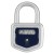 ABUS Buntbart-Vorhangschloss 105/40 blau