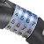 ABUS Seilschloss Steel-O-Flex Raydo 1460 - Detailansicht der beleuchteten Zahlenrollen