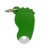 Schlüsselanhänger Fuß mit Schlüsselring grün