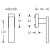 Produktzeichnung FSB Fenstergriff 1003