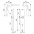 Produktzeichnung HOPPE Verona Langschild-Garnitur M151/302