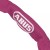 ABUS Schloss-Ketten-Kombination 1500 Web in pink