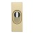 ABUS Schutzrosette mit Zylinderschutz RSZS316 in Gold (F3)