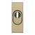 ABUS Schutzrosette mit Zylinderschutz RSZS316 in Bronze (F4)