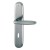 HOPPE Verona Langschild-Garnitur 1510/273P - F9 Aluminium Stahl - Ovalbart