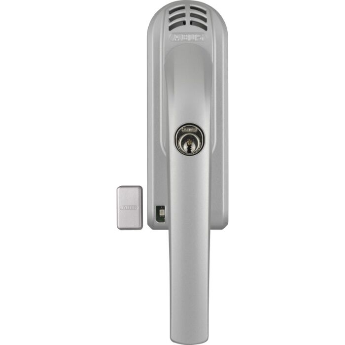 ABUS Fenstergriff mit Druckzylinder und Alarm - FG300A-AL0125 silber