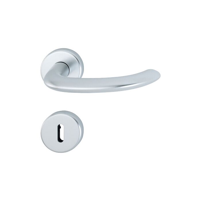 HOPPE Marseille Rosetten-Garnitur - F1 Aluminium Natur