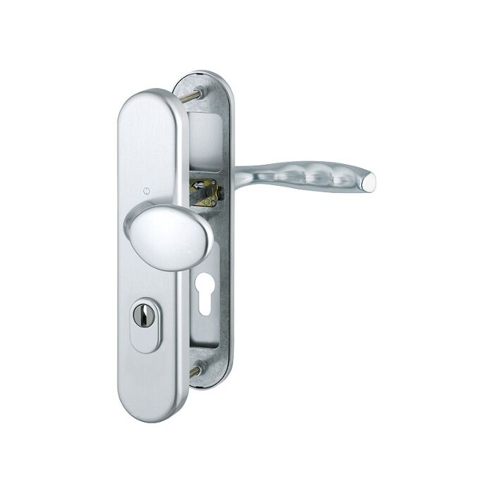 HOPPE New York Schutzbeschlag mit Zylinder-Abdeckung SK2 - 72 mm
