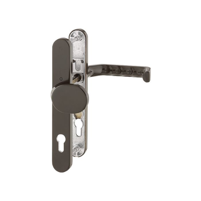 F8707 Aluminium dunkelbraun seidenglänzend beschichtet