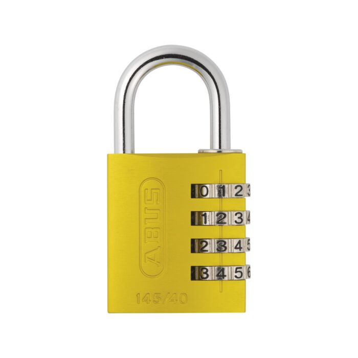 ABUS Aluminium Zahlenschloss 145/40 in gelb