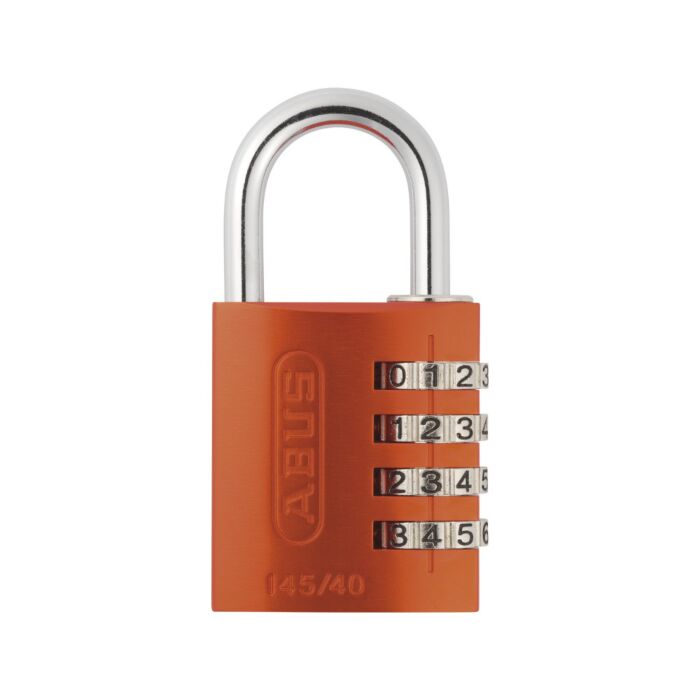 ABUS Aluminium Zahlenschloss 145/40 in orange
