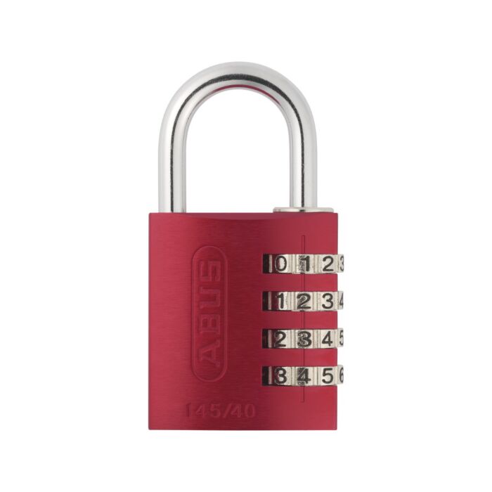 ABUS Aluminium Zahlenschloss 145/40 in rot