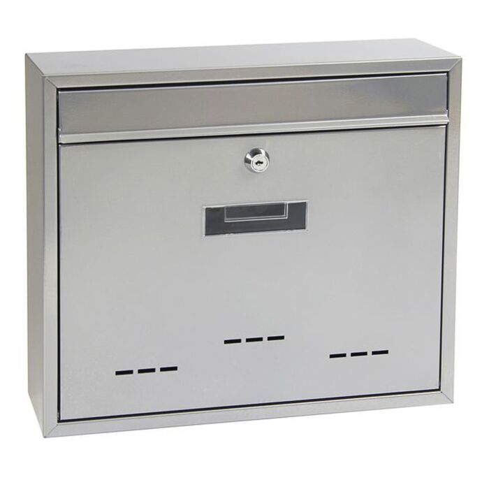 FELGNER Briefkasten Postkasten Malaga Silber