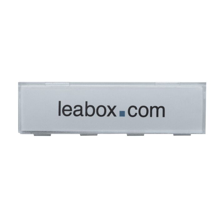 leabox Namensschildabdeckung 60x15