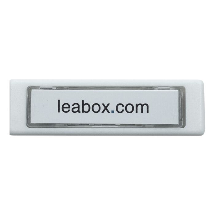 leabox Klingeltaster weiß