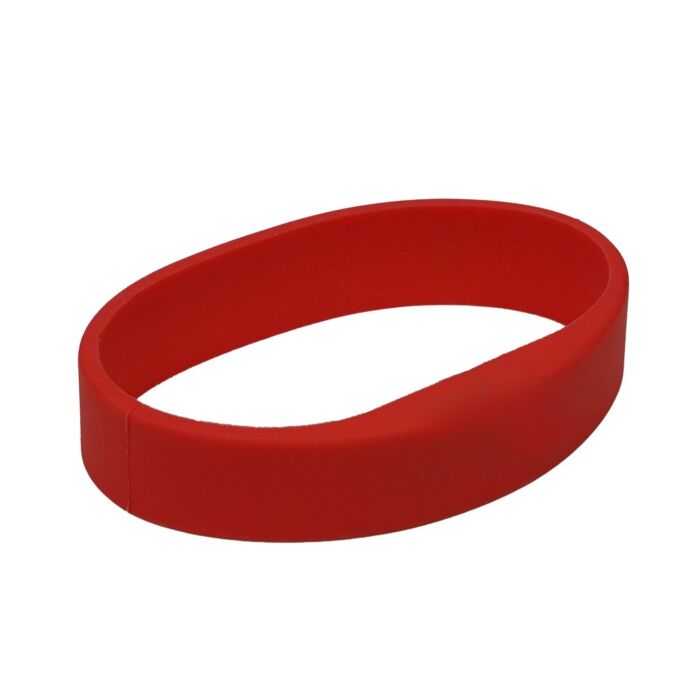 SALTO MIFARE® DesFire® Silikonarmband rot