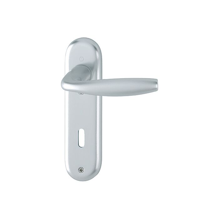 F1 Aluminium Natur- Ovalbart