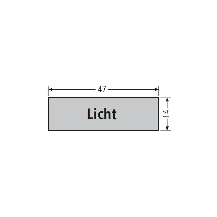 RENZ Seko Kunststoff-Lichttastereinlage