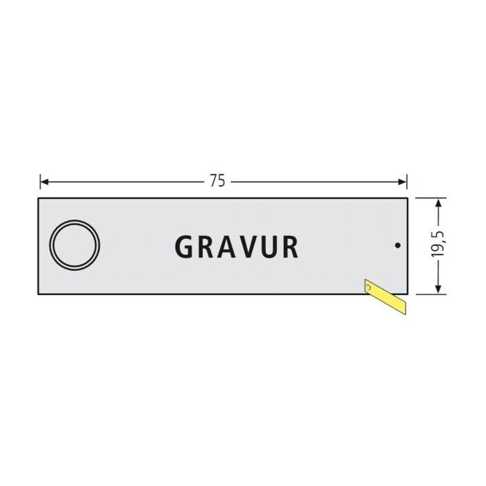 RENZ RSA2 kompakt Namenschild