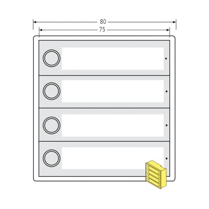 RENZ Kunststoff-Tastenmodul RSA2 kompakt