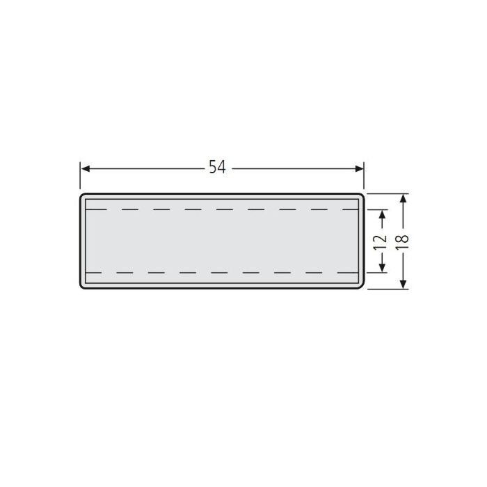 RENZ Namensschild - 54 x 18 mm